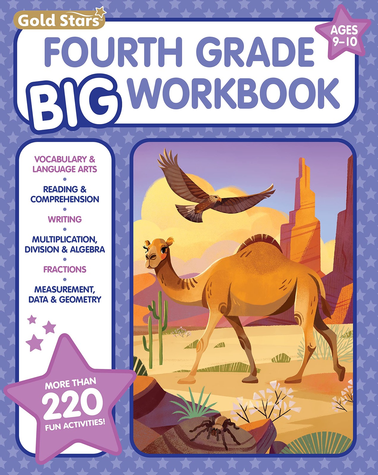 4th Grade BIG Workbook: All Subjects for Kids 9 – 10 includes 220+ Activitie…