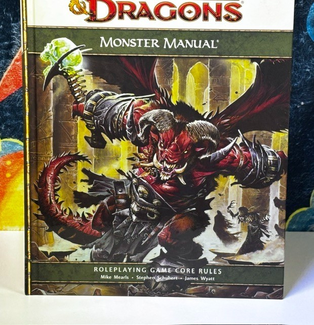 Dungeons & Dragons 4e Monster Manual Roleplaying Game Core Rule