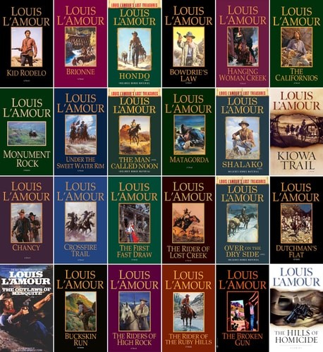Louis L’Amour Western Novel Collection 24 Book Set, Louis L’Amour, Good Book