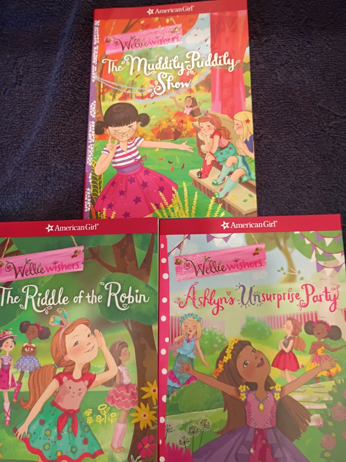 American Girl Wellie Wishers by Valerie Tripp Lot Of 3 Paperback Books