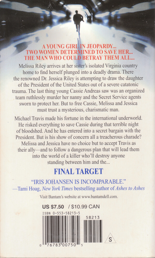 Final Target by Iris Johansen 2002 Paperback