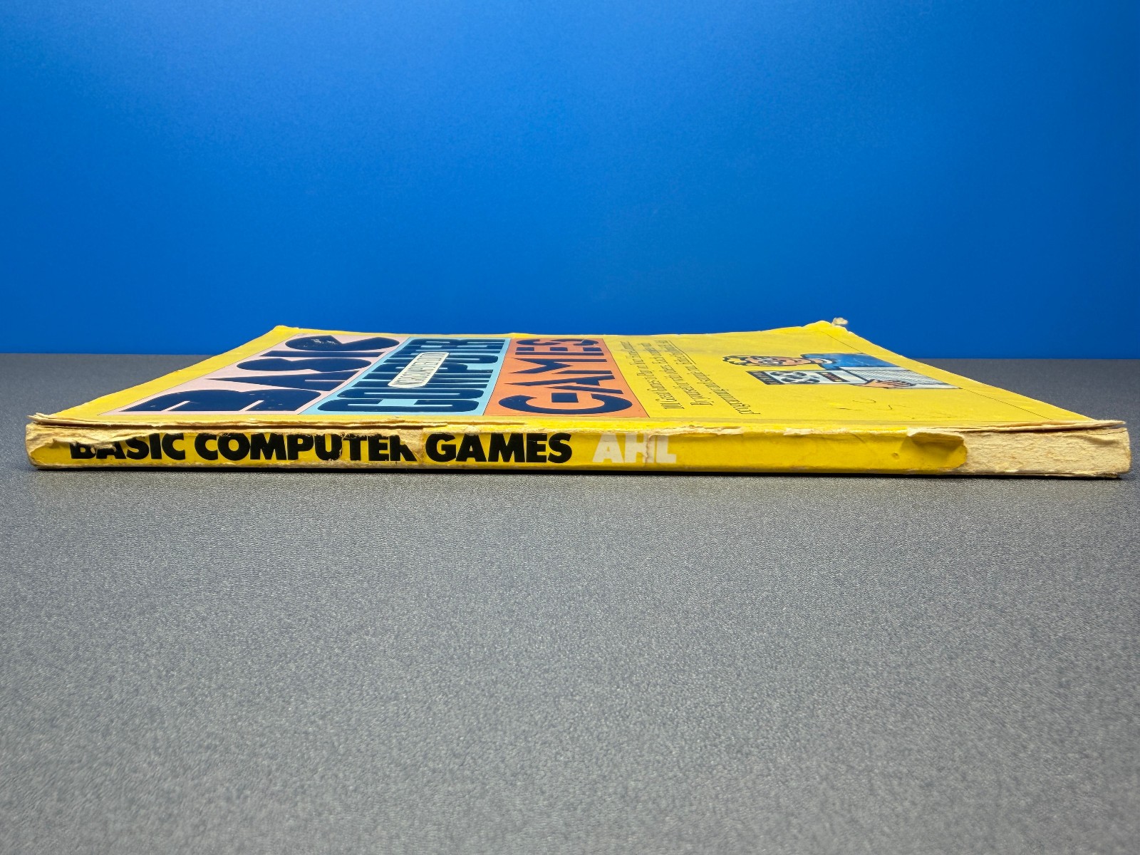 BASIC COMPUTER GAMES MICROCOMPUTER EDITION BOOK DAVID AHL VINTAGE 1978 WORKMAN