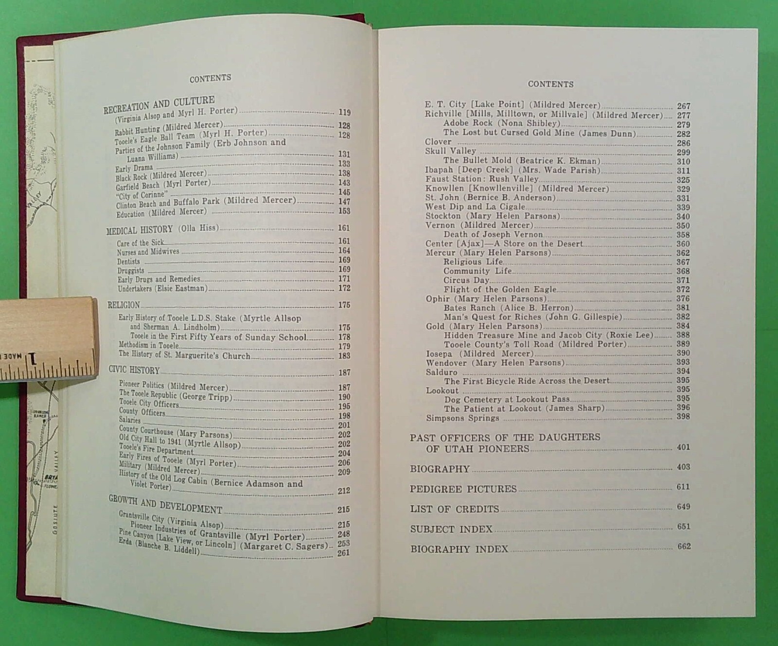 History of Tooele County (Utah), 1961, First Edition, hard cover (A609)