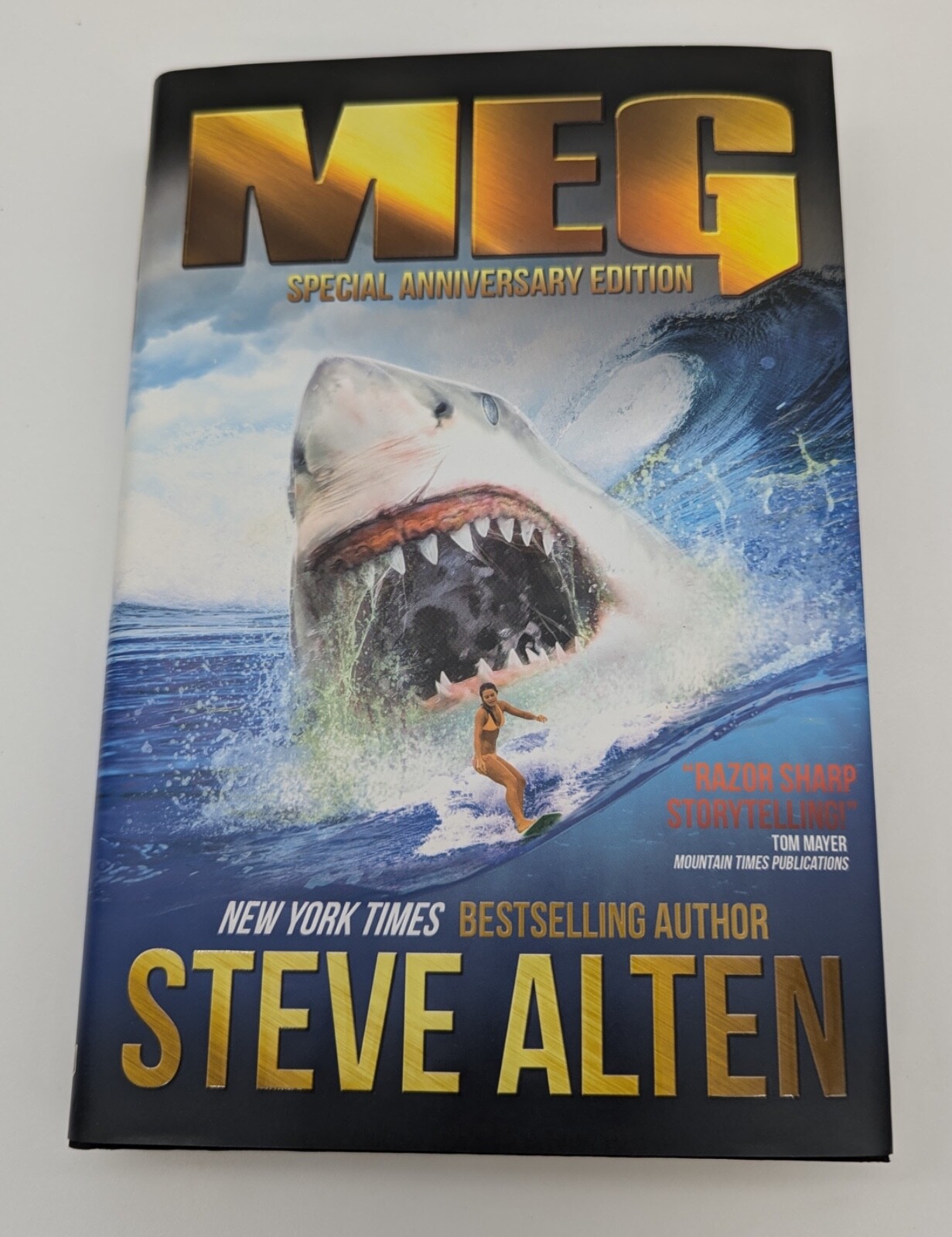 Meg Special Anniversary Edition Steve Alten Numbered 513/5000 Megaladon Book