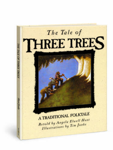 The Tale of Three Trees: A Traditional Folktale – Hardcover – GOOD