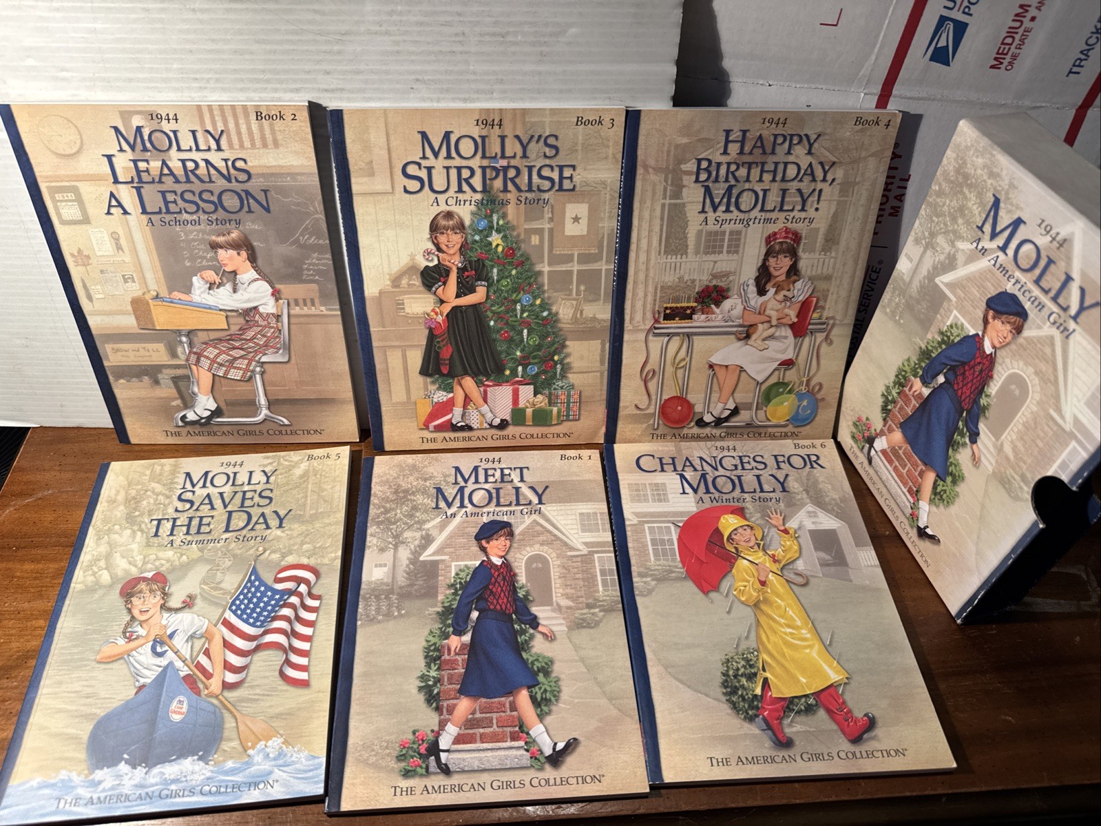 Lot 6 MOLLY American Girls Books Valerie Tripp PB VGC L1