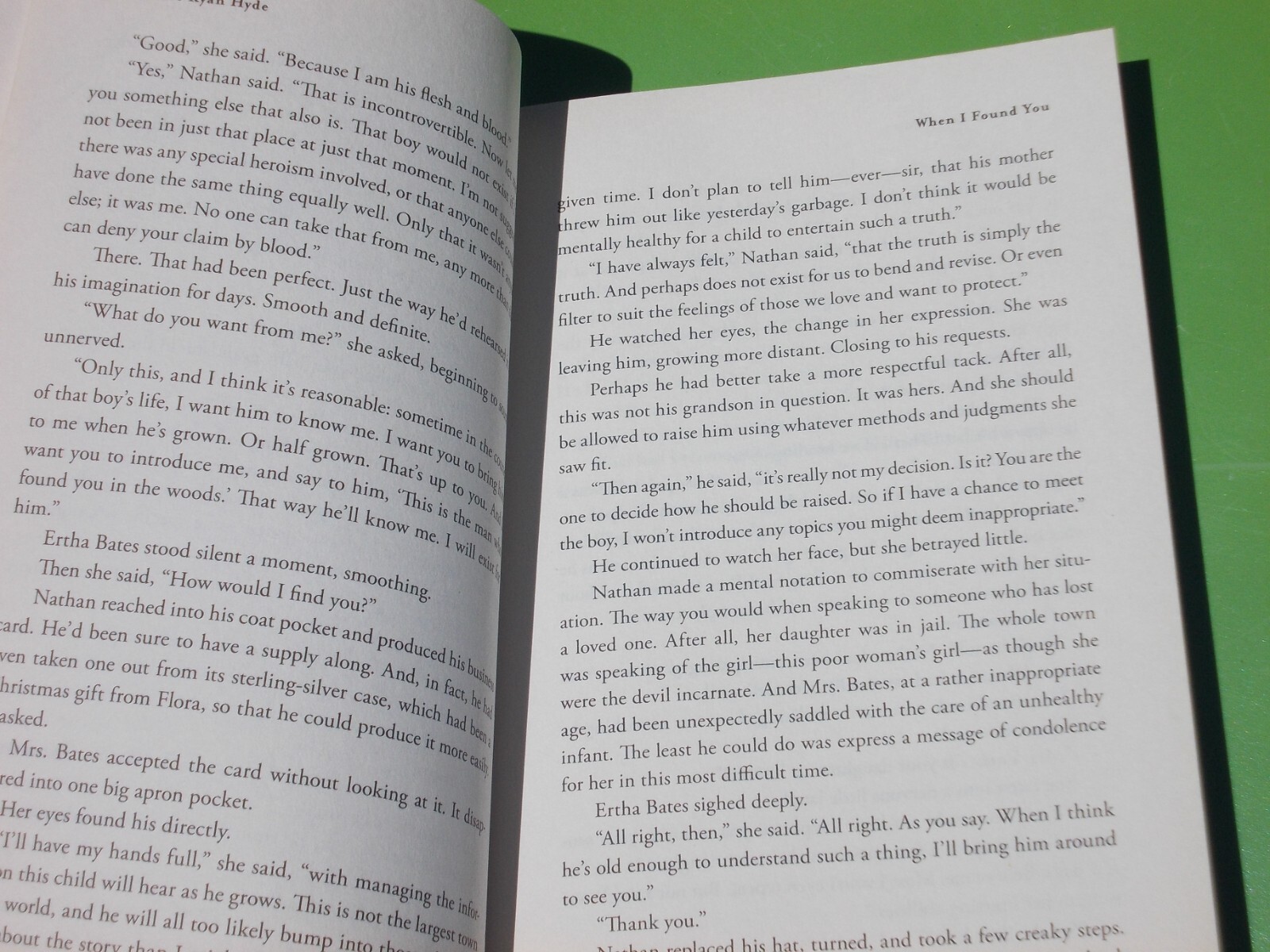 WHEN I FOUND YOU A NOVEL BY CATHERINE RYAN HYDE 2013 AMAZON PUBLISHING 399 PAGES