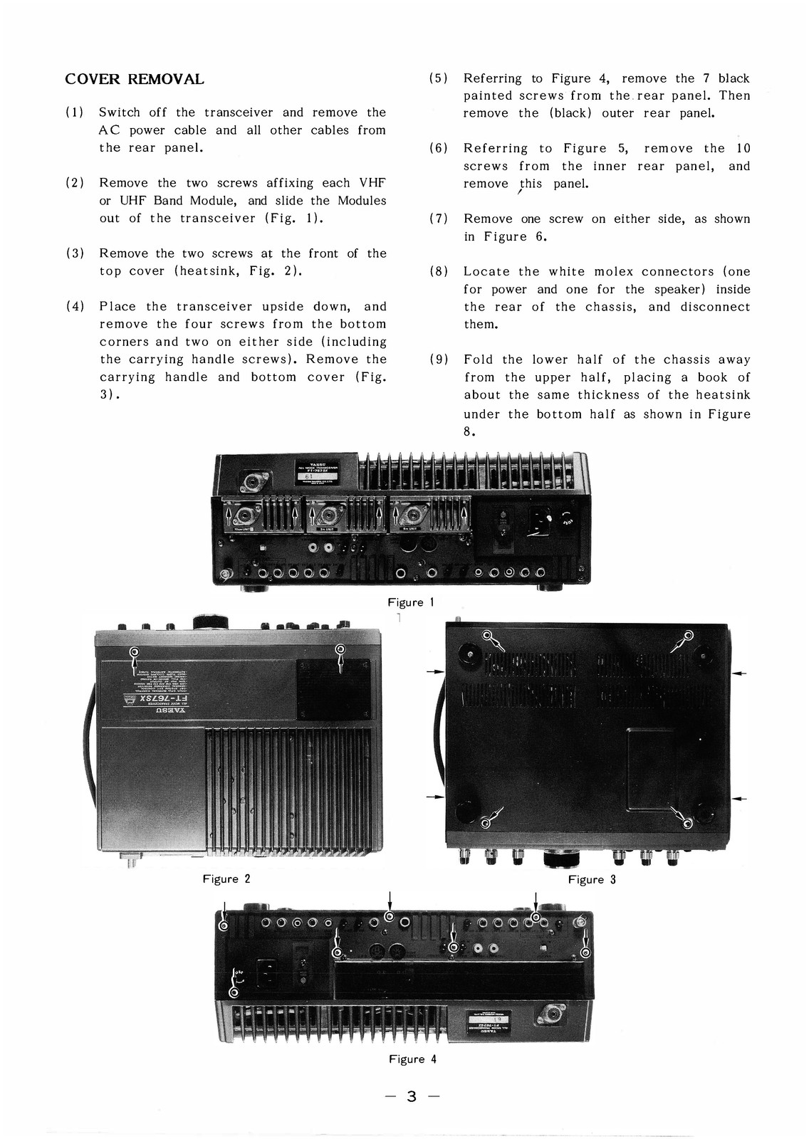 YAESU FT-767GX Transceiver Service Manual – BOUND – COVERS – XL FOLDOUT PAGES