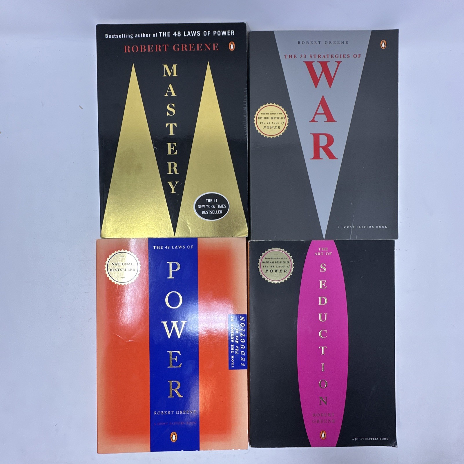 Robert Greene Collection Of 4 Books -Mastery, War, Power & Seduction
