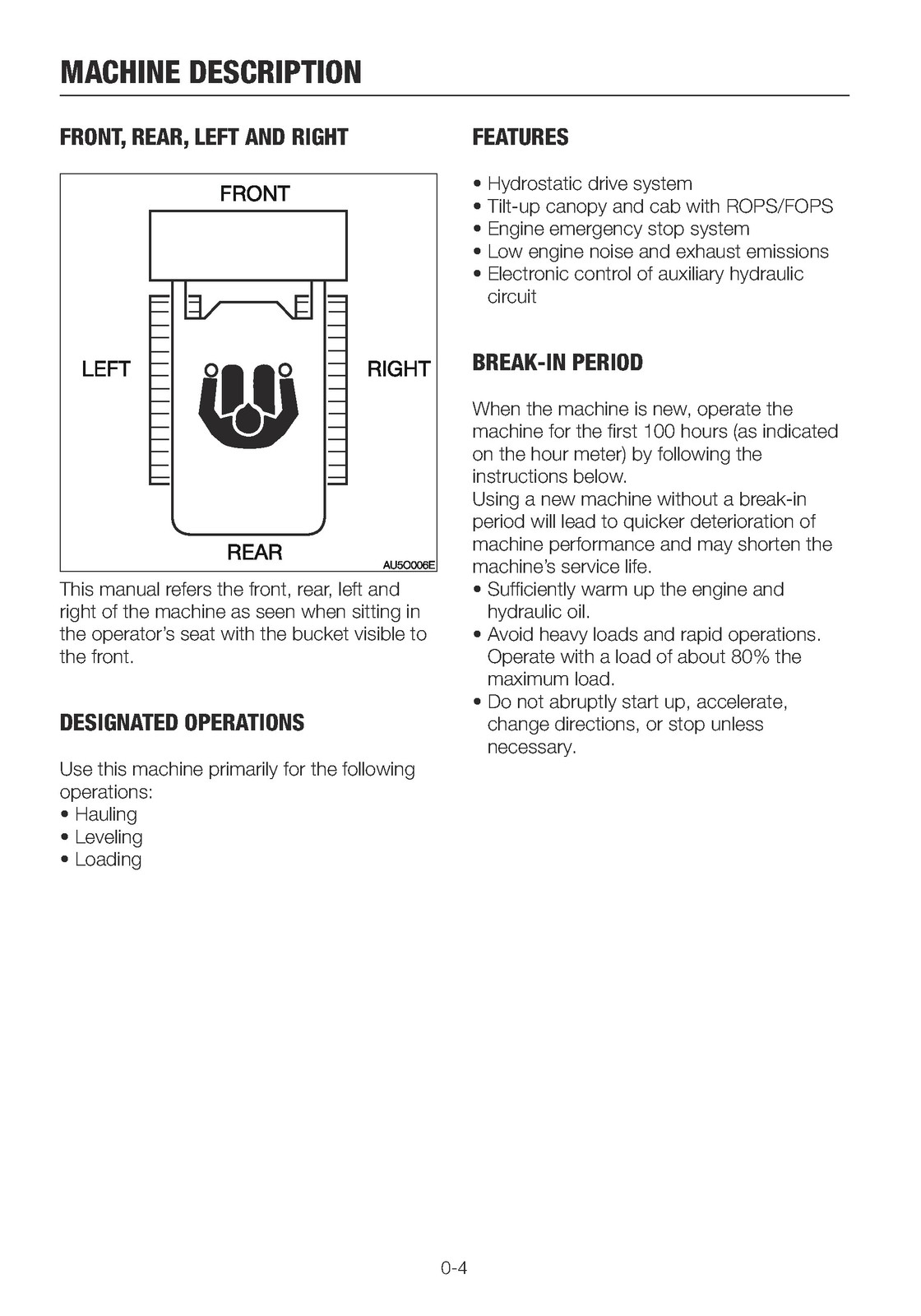TAKEUCHI TRACK LOADER TL8 TL10 TL12 OPERATORS MANUAL – COIL BOUND – COVERED