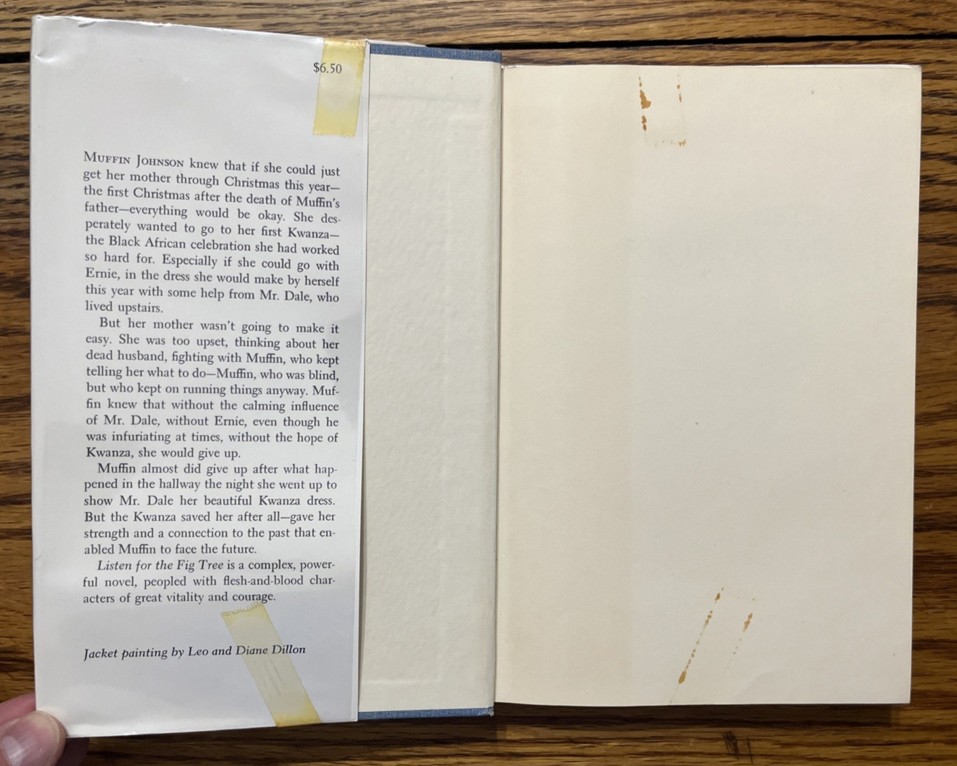 Listen to the Fig Tree, by Sharon Bell Mathis, HCDJ 1974 Edition