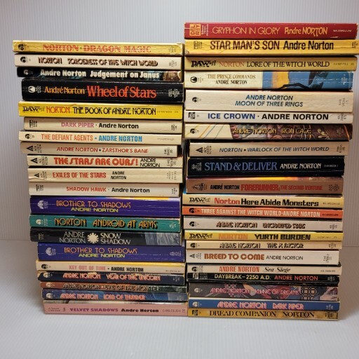 Vintage Lot Of 41 Andre Norton PB Books Fantasy Sci-fi Witch Occult 1950s-80s VG
