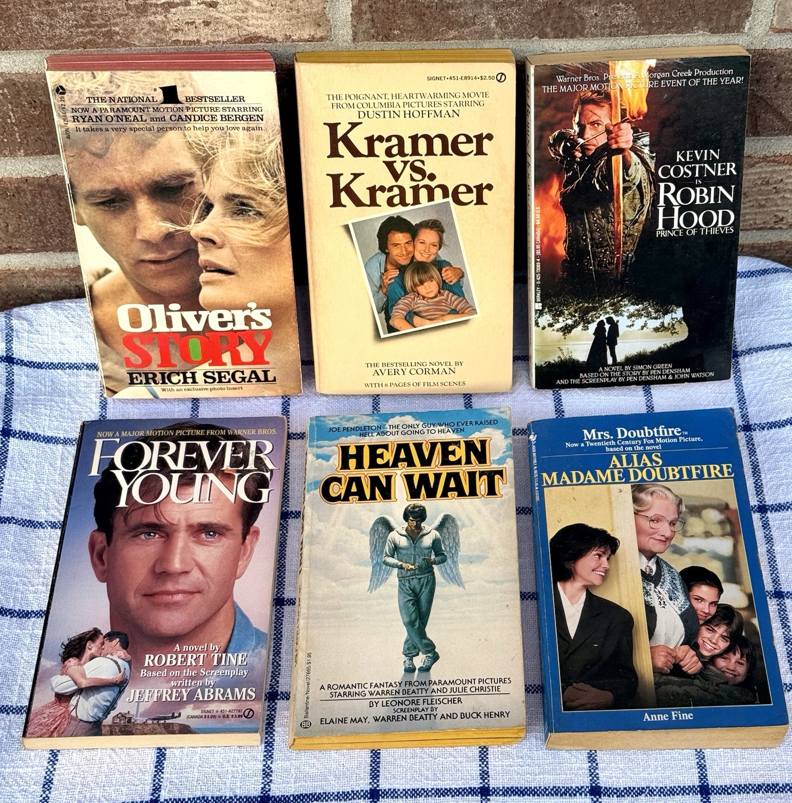 1980’s Pbs Lot of 6 Movie Tie In Romance Family Adventure Action Kramer vs Krame