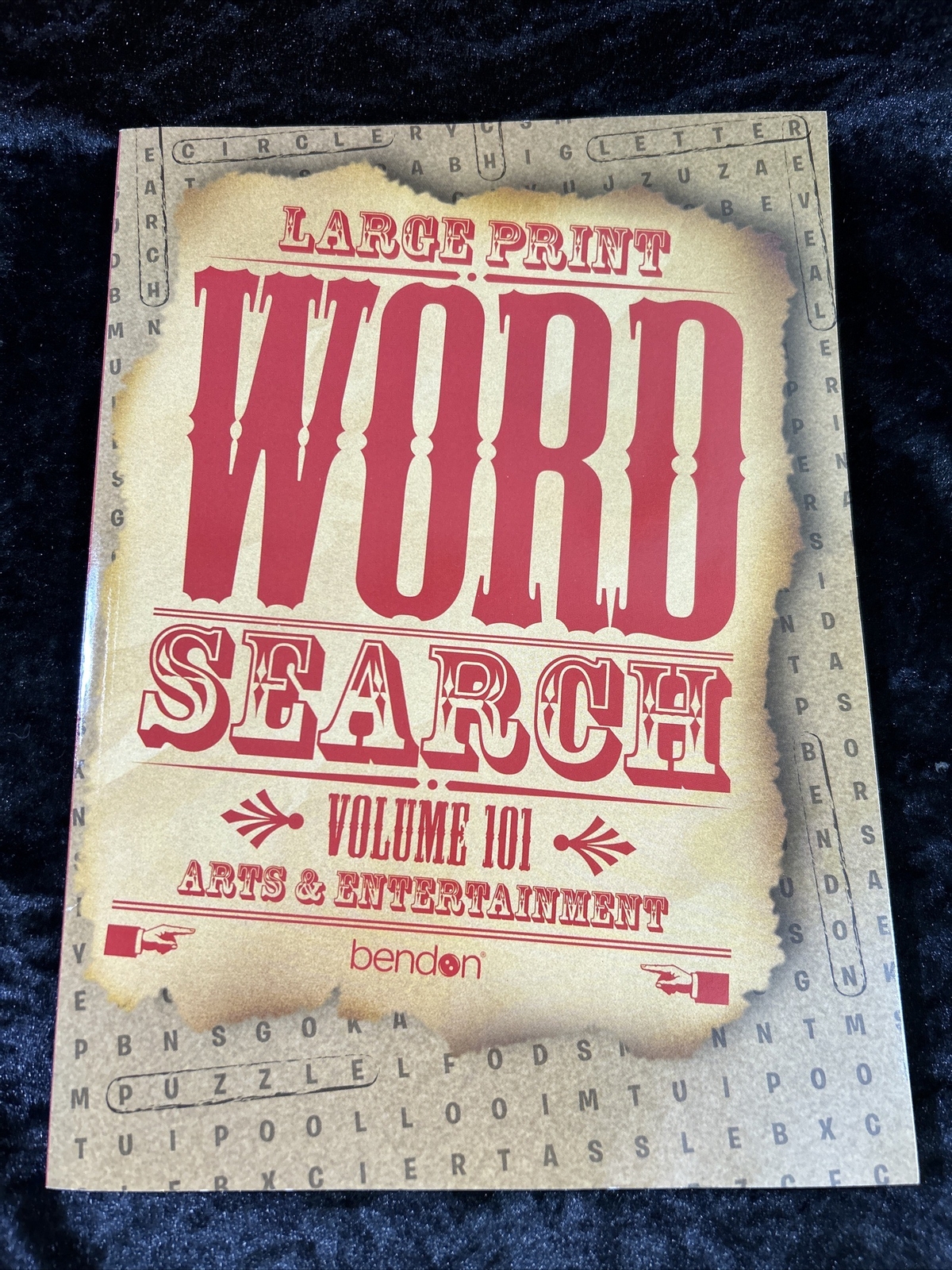 Bendon – Large Print Word Search Volume 101 Arts & Entertainment 77 Pages