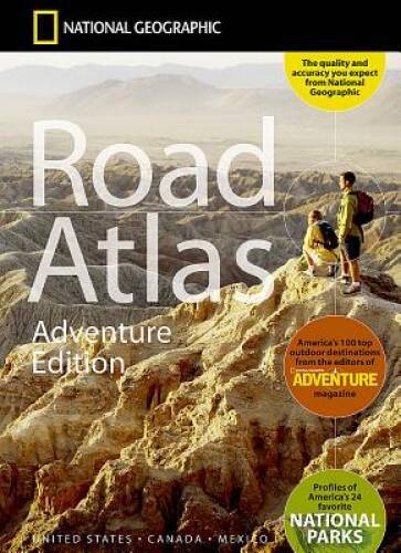 National Geographic Road Atlas – Adventure Edition – Spiral-bound – VERY GOOD