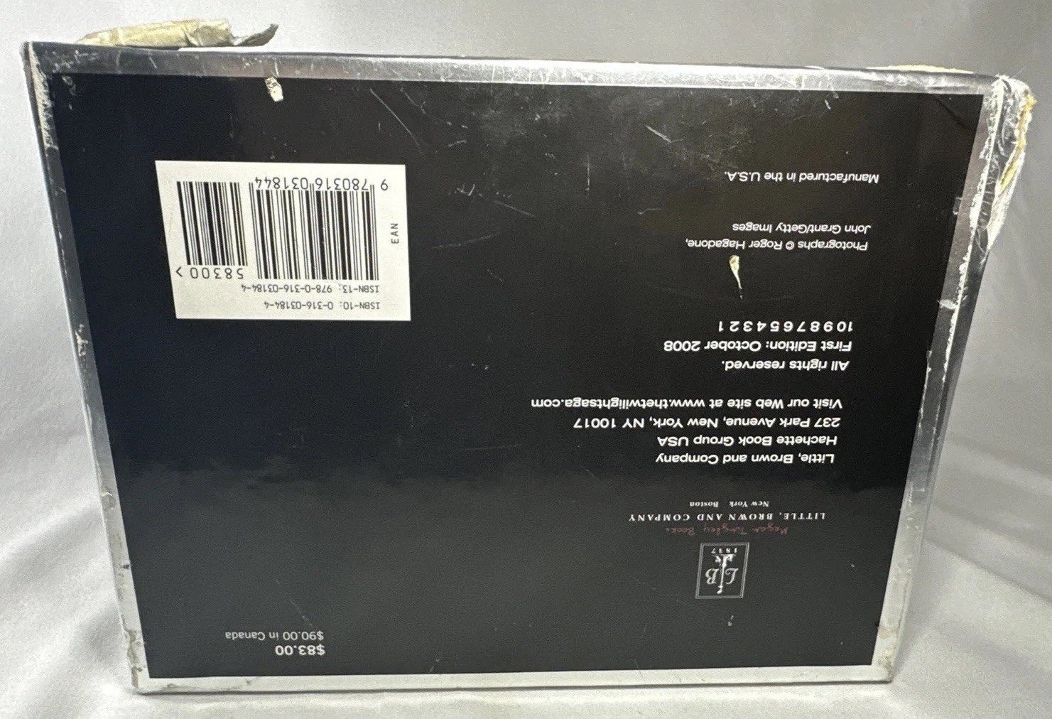 The Twilight Saga Collection Set Stephenie Meyer (Hardcover) First Edition Box