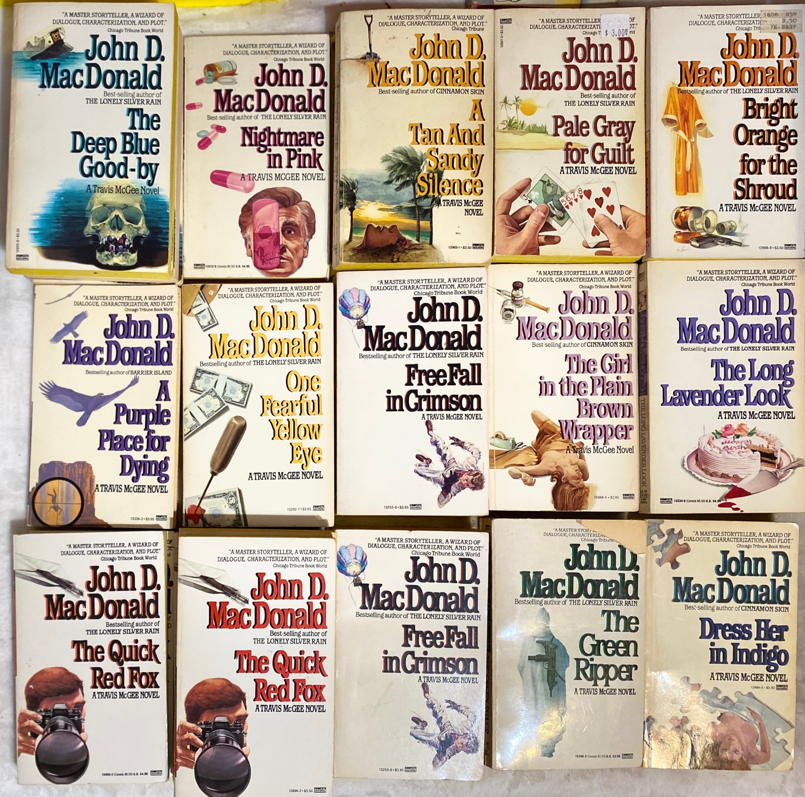 Travis McGee JOHN D MACDONALD BUY AS MANY VG 80s PB & Pay JUST $4.75 to Ship #2