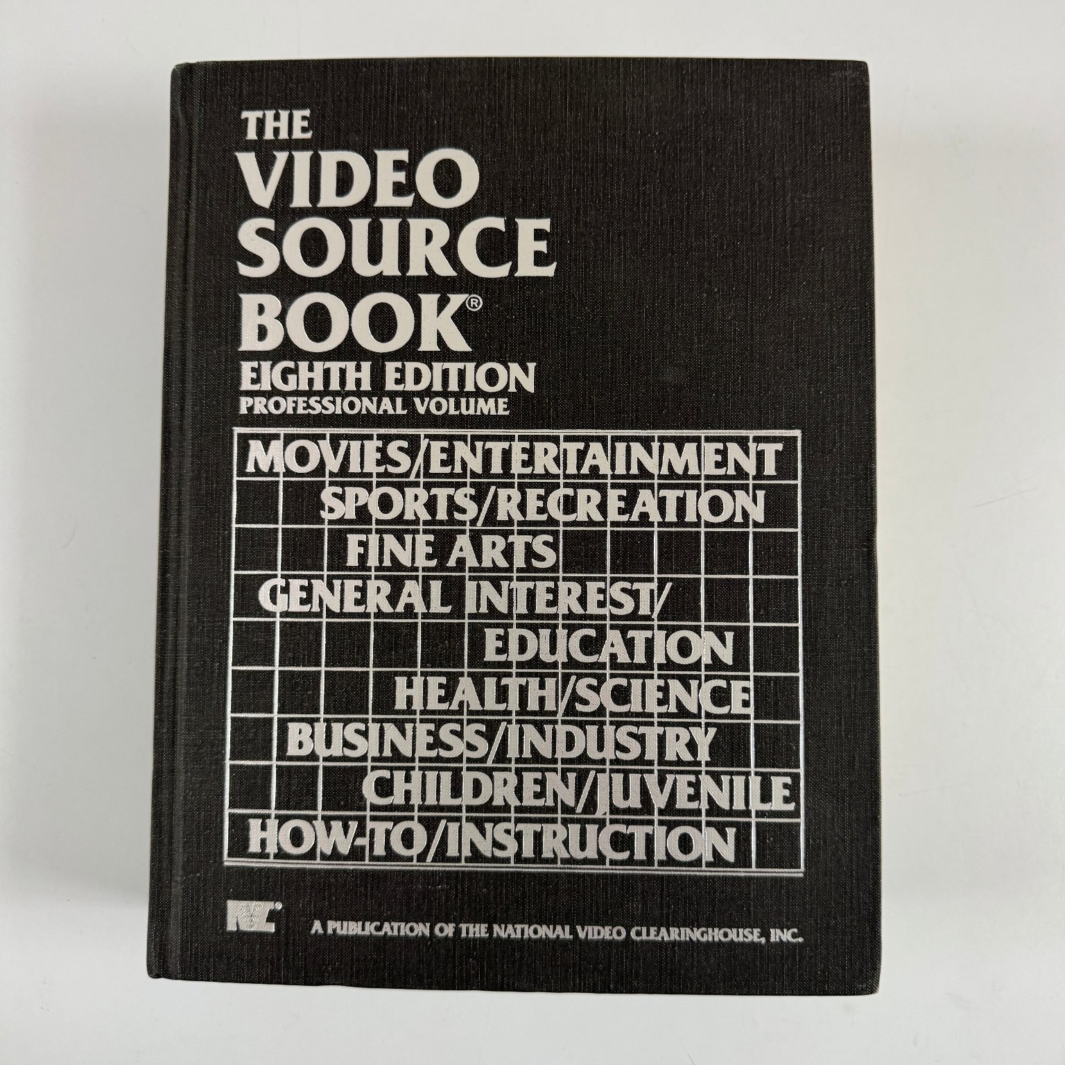 The Video Source Book Eighth Edition 1986 Professional Volume NV Clearinghouse