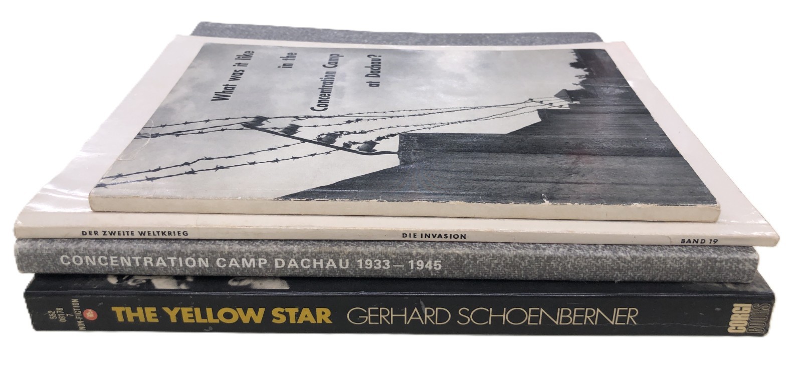 WWII German History Holocaust Book Lot of 4 Dachau