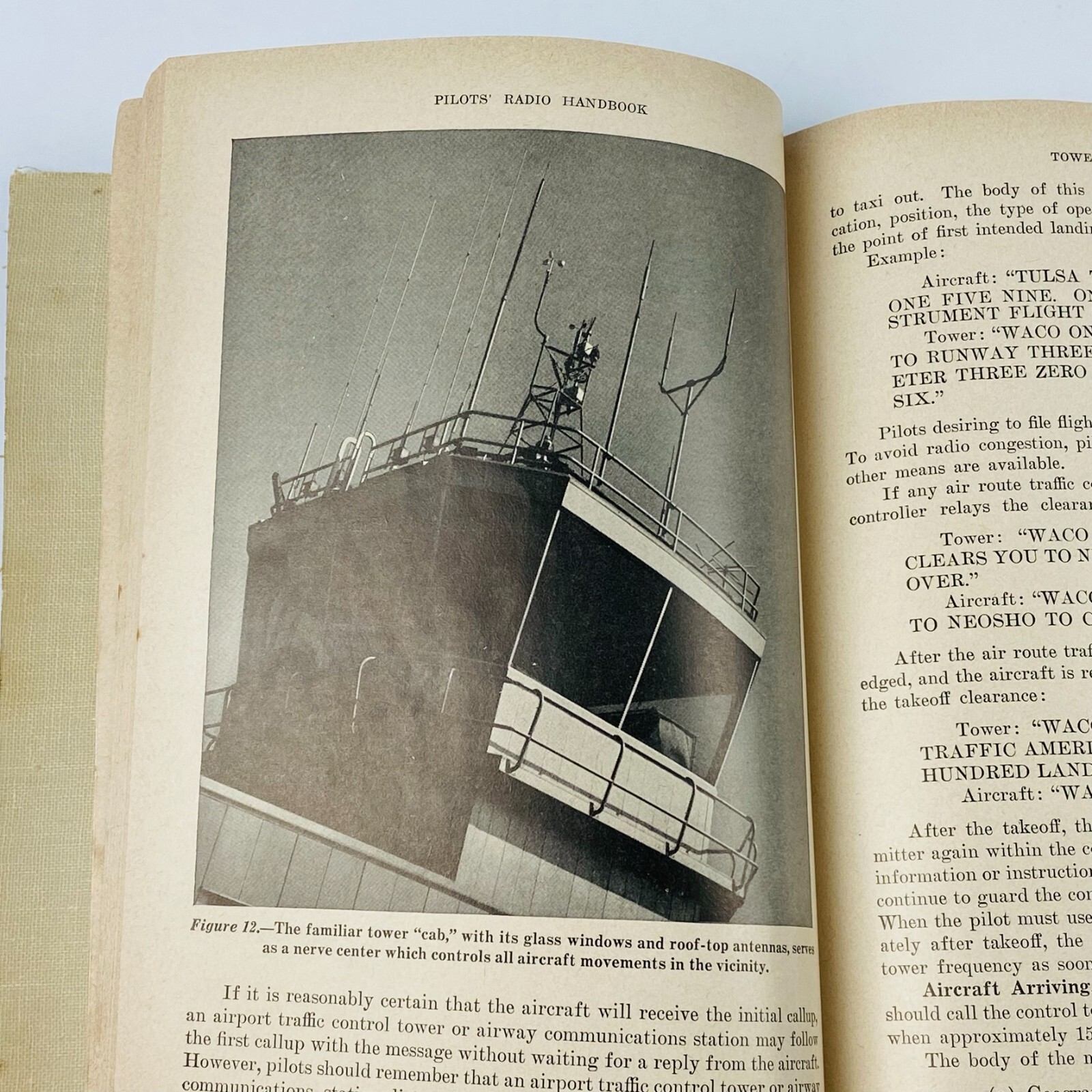 1954 US DOC Department of Commerce Pilots Radio Handbook Manual No. 102 VTG