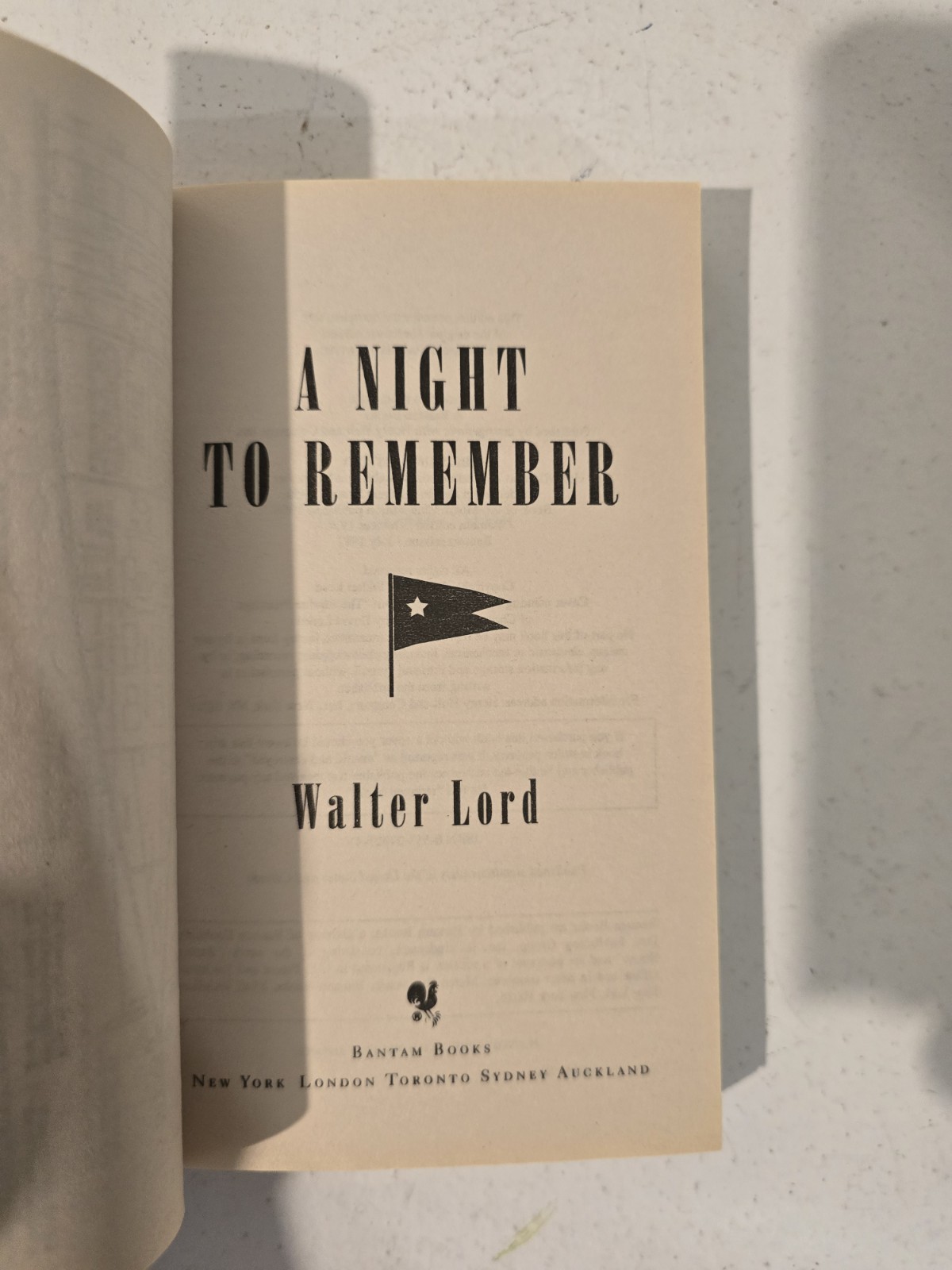 a night to remember book