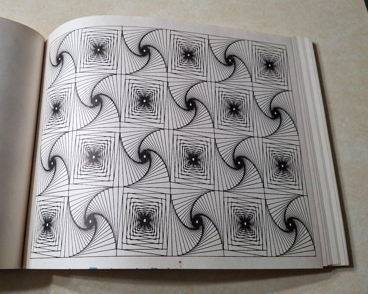 The First Computer Design Coloring Book Stanley Baxendale Vintage 1970s UNUSED