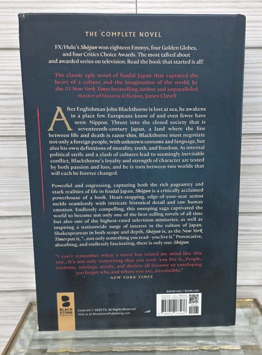 Shogun by James Clavell Hardcover Book