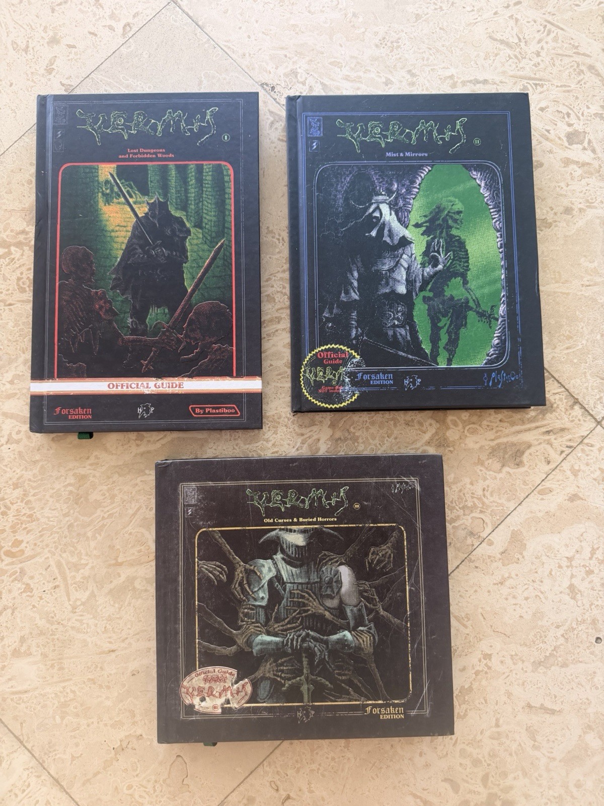 VERMIS I & II & III Set • Forsaken Edition Hardcovers • Plastiboo • Hollow Press