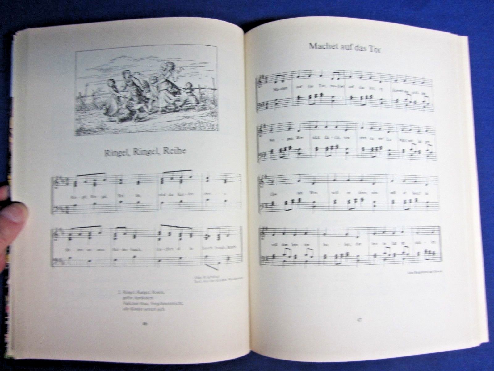 DIE SCHONSTEN VOLKS-UND KINDERLIEDER, DELPHIN VERLAG, GERMANY, 1981, 255 PAGES