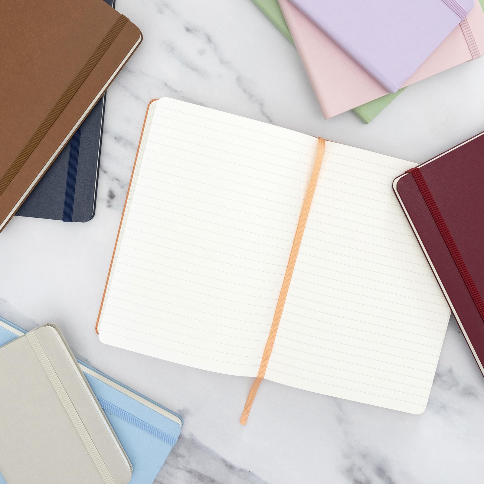 Lined Journal Notebook, Hardcover Journal for Women & Men, 160 Pages, (5.6 in…