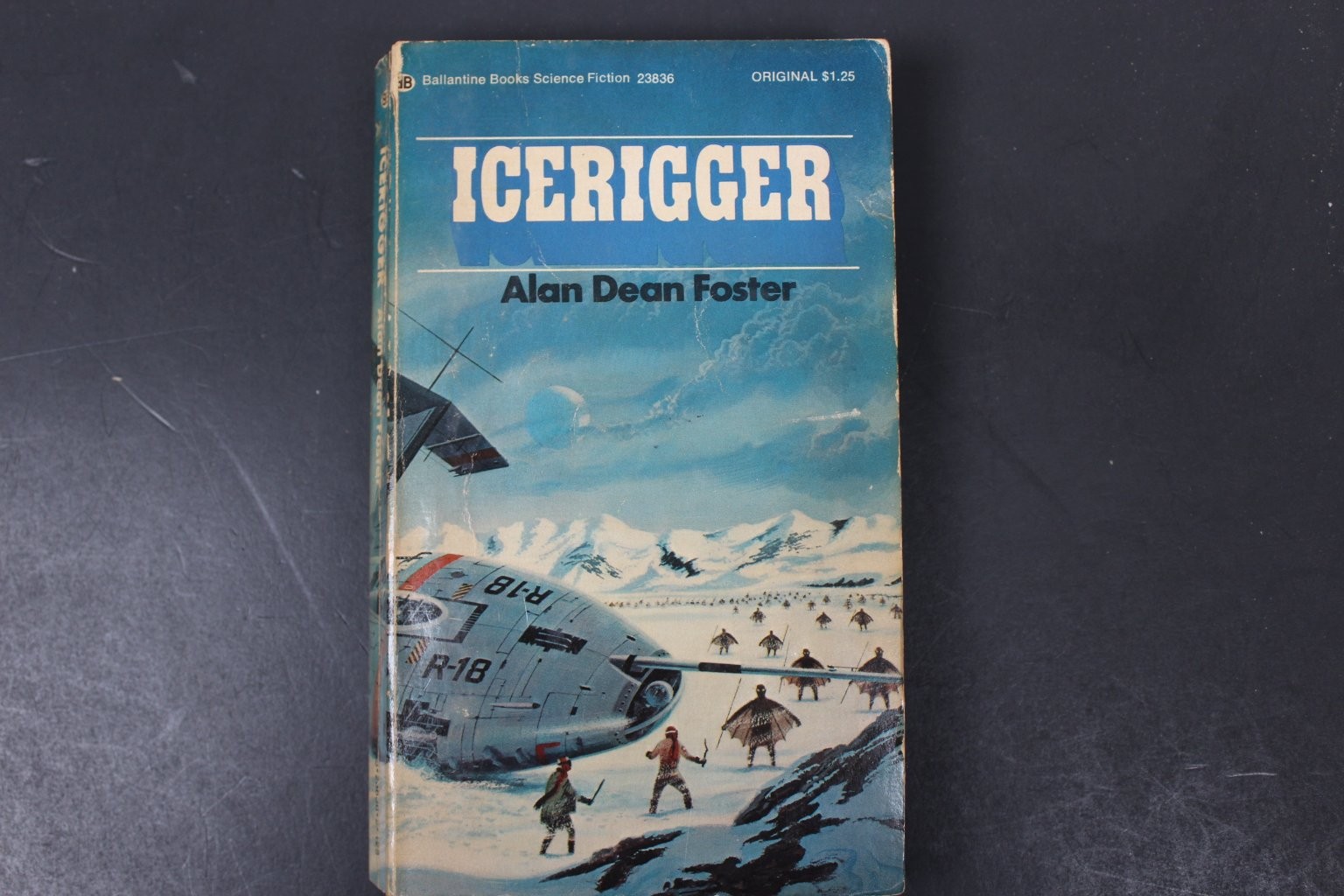 ICERIGGER Alan Dean Foster 1974 Second Printing Science Fiction Ballantine PB SF