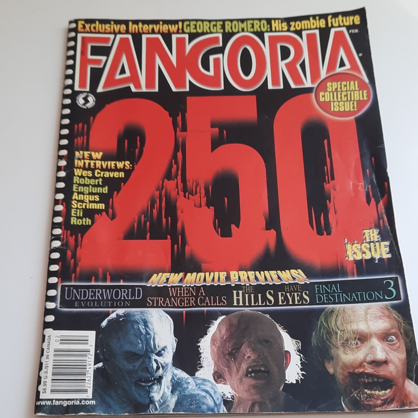 🔥FANGORIA Magazine #257 Halloween Movie Previews, Feast, John Carpenters Master