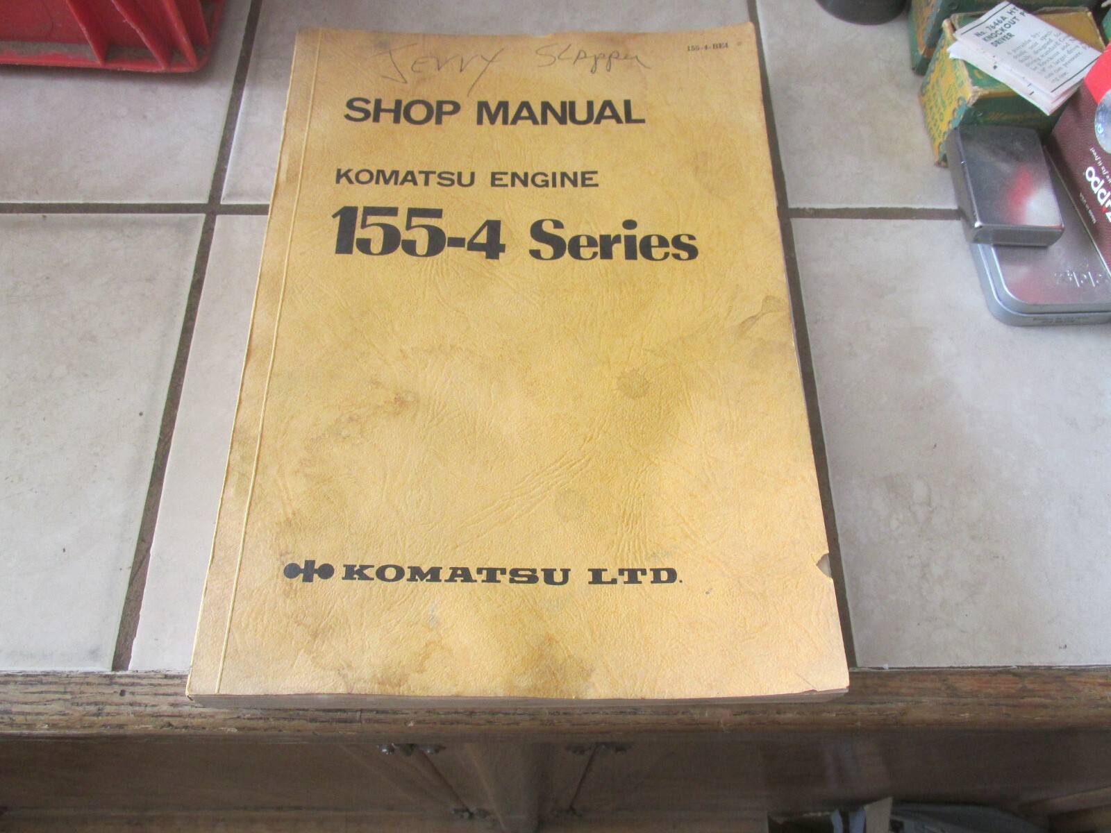 Komatsu 155-4 Series Engine Shop Service Manual