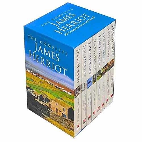 THE COMPLETE JAMES HERRIOT Box Set 1-8 – Paperback, by james-herriot – Very Good
