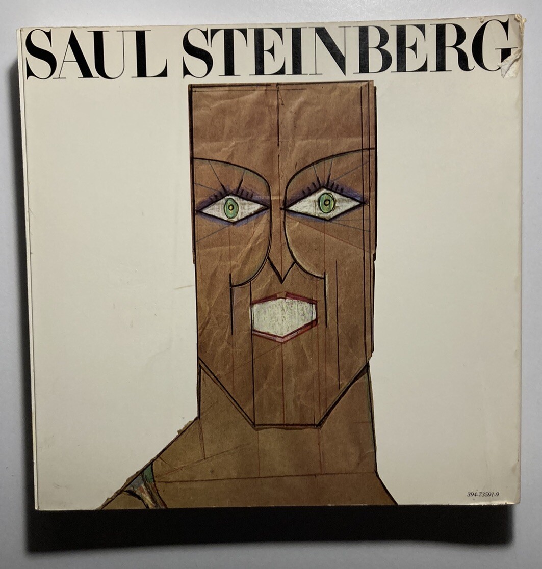 SAUL STEINBERG by Harold Rosenberg 1978 Softcover FIRST EDITION 2nd Print VG