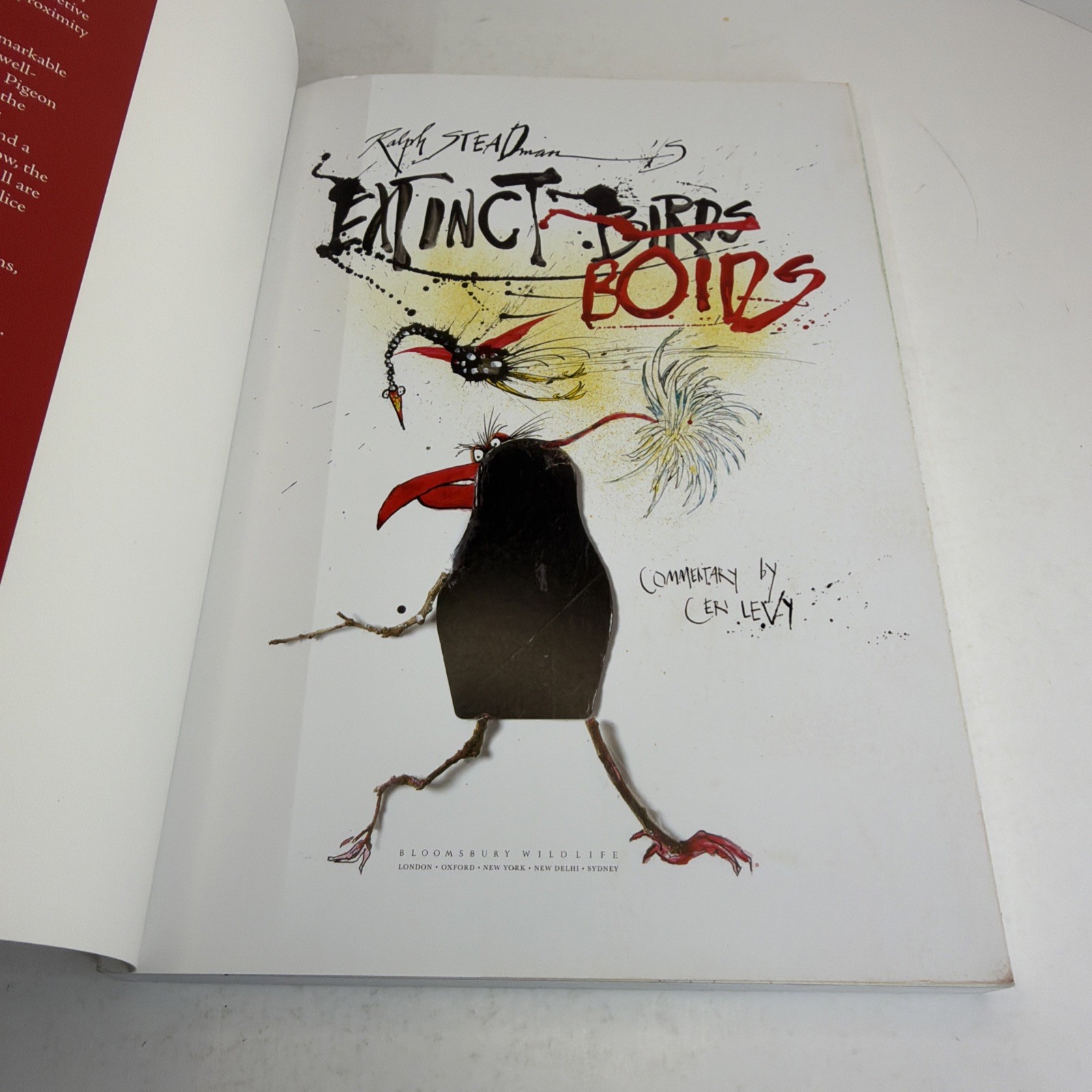 Extinct Boids by Ceri Levy and Ralph Steadman 2020 Bloomsbury Wildlife Trade PB