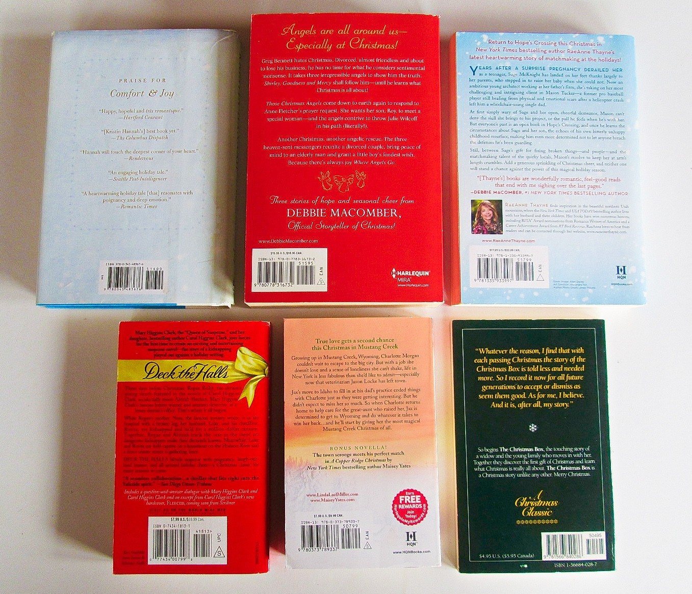 Christmas Holiday Theme Books, Lot of 16, Mixed Genres Fiction Inspiration Plus