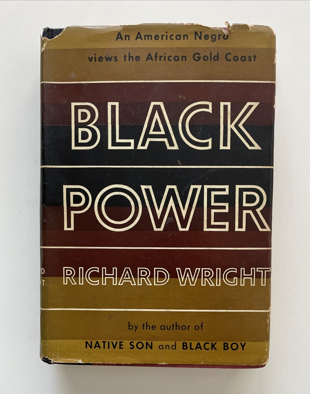 Black Power Richard Wright 1954 First Edition Hardcover Dust Jacket Harper Bros