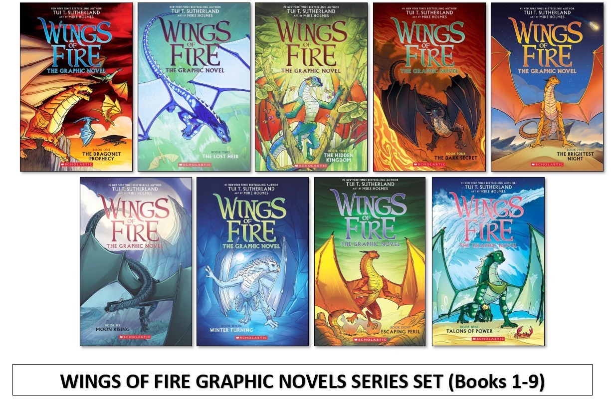 Wings of Fire Graphic Novel Complete Series Set (Books 1 to 9 )