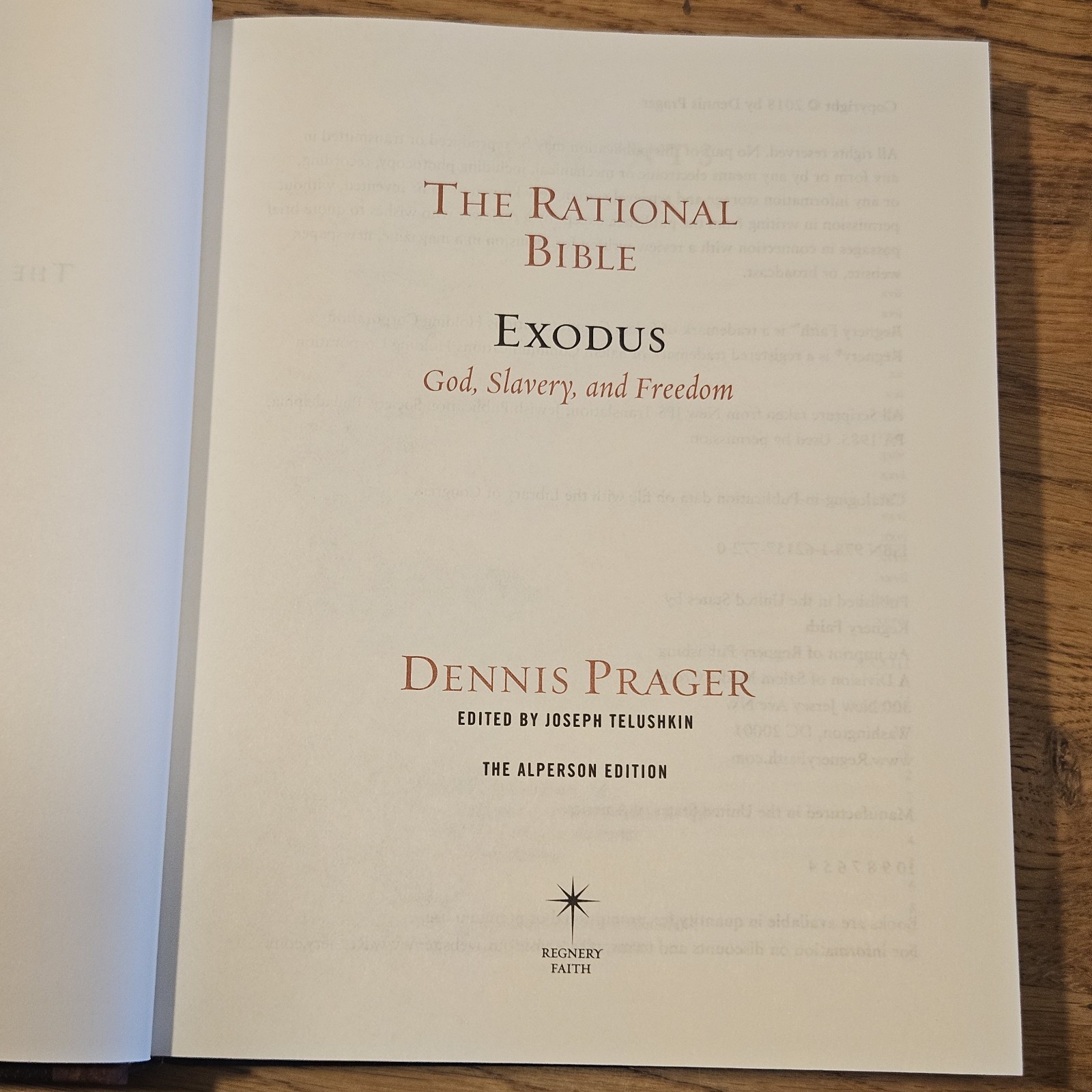 2 Dennis Prager Books | The Rational Bible Series: Genesis & Exodus | Hardcovers