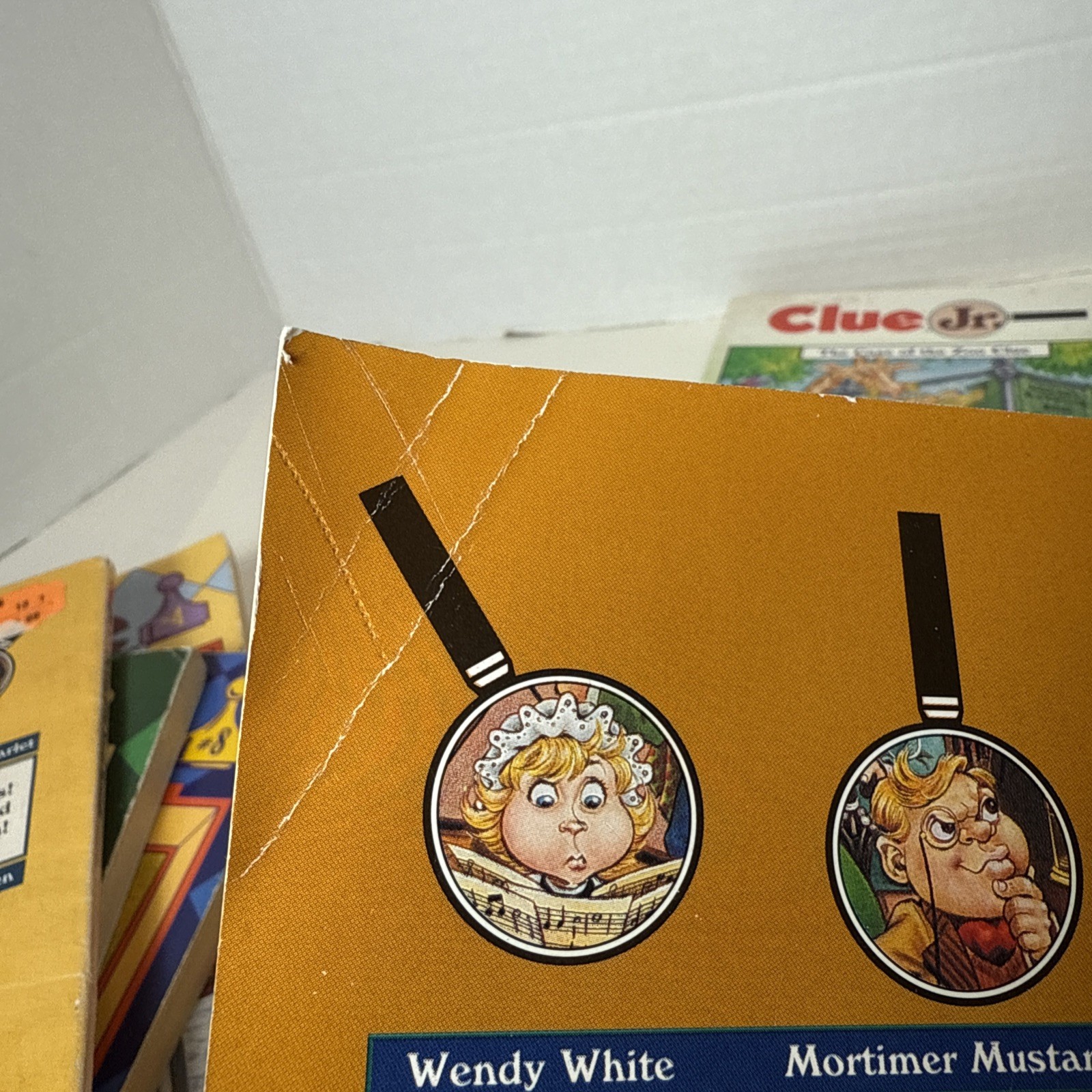 Lot of 9 Vtg. CLUE (1,3,4,8,10) & CLUE Jr. (1,3,5,6) A.E Parker Books 1990s