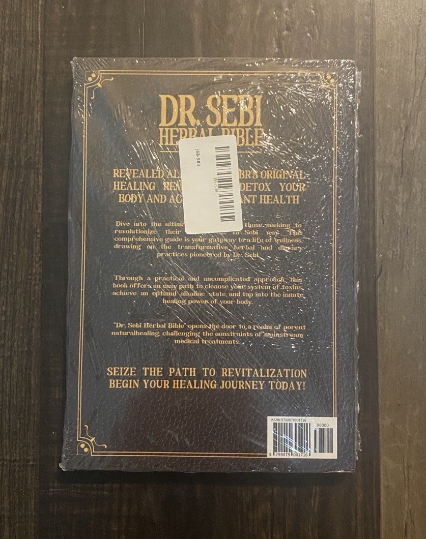 Dr Sebi Herbal Bible – 3 In 1 Complete Healing Guide & Natural Remedies Book