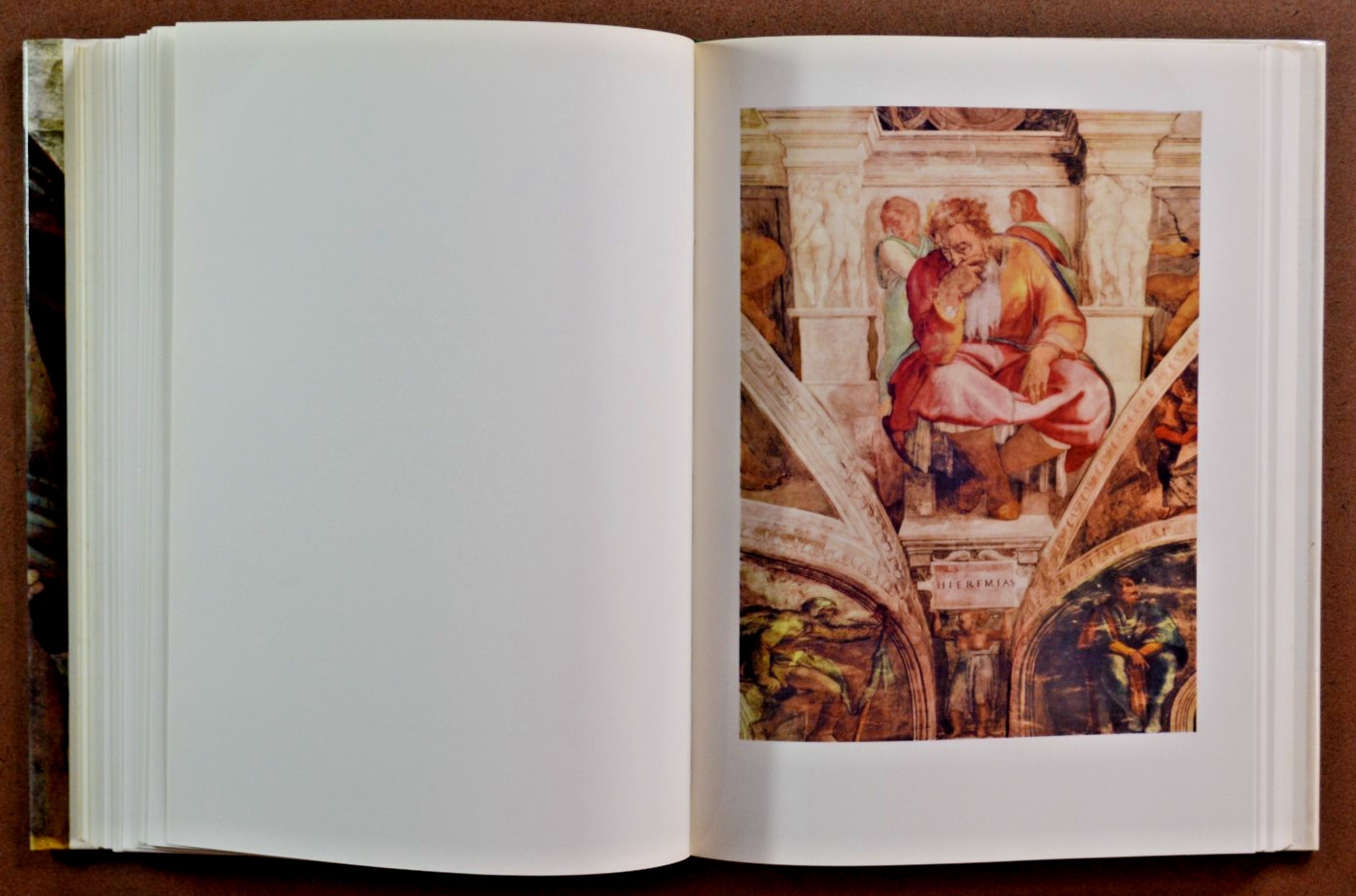 Michelangelo The Painter Hardcover 1964 Large Coffee Table 14×10 in. hardcover