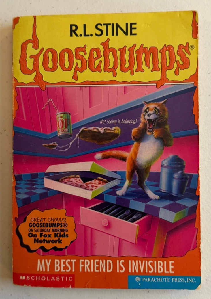 R.L. Stine Goosebumps – My Best Friend is Invisible #57 See Description