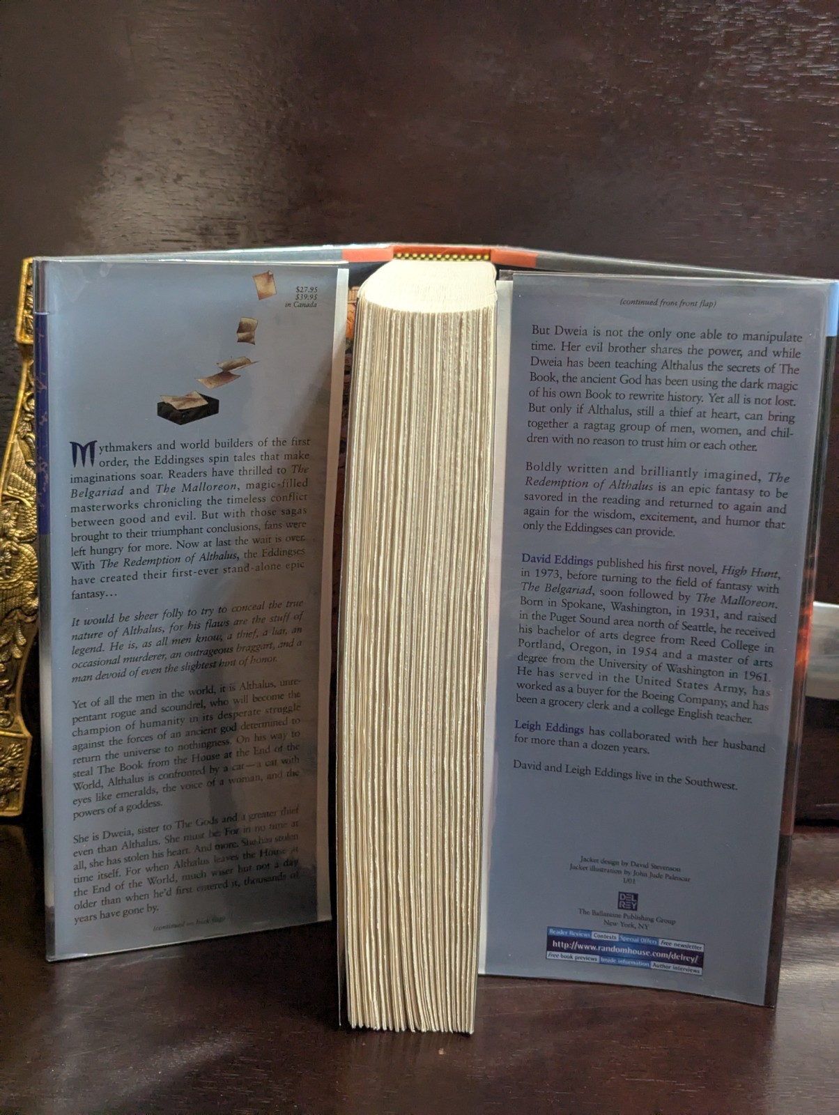 ​David & Leigh Eddings The Redemption of Althalus 1st/1st Hardcover Fantasy