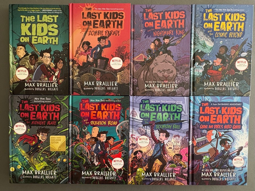 Lot of 8 ~The Last Kids on Earth~Max Brallier~#1, 2, 3, 4, 5, 6, 7, 7.5