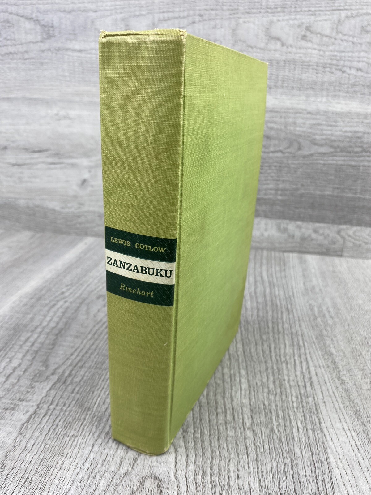 ZANZABUKU, DANGEROUS SAFARI BY LEWIS COTLOW, First Edition 1956, Good++