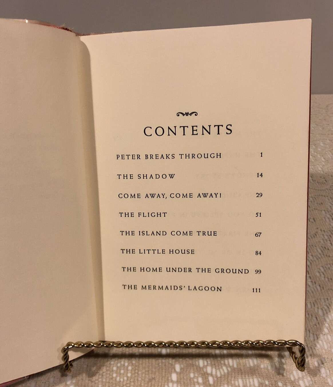 Peter Pan By J.M. Barrie , 1950 Hardcover/Dust Jacket, Charles Scribner’s Sons
