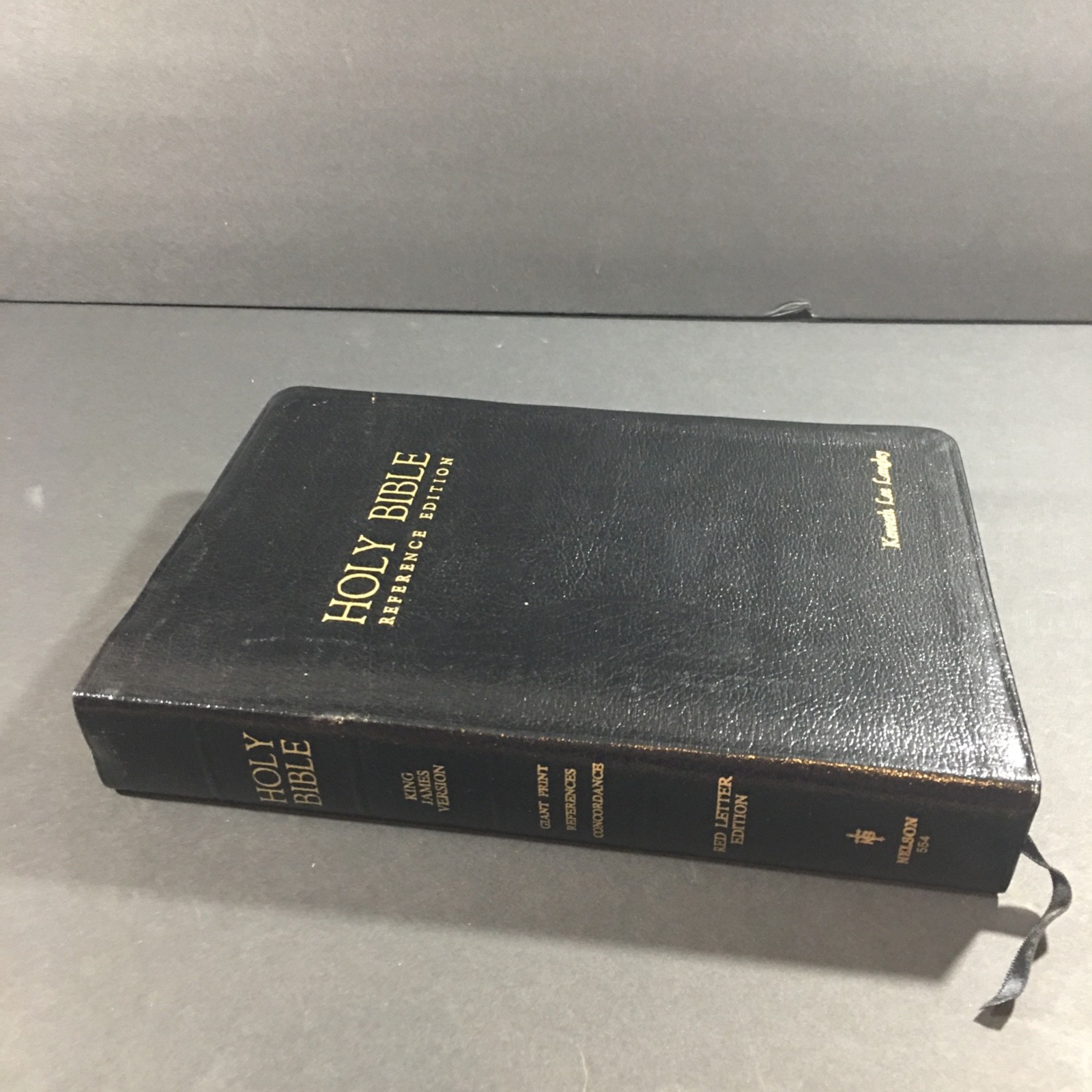 Holy Bible KJV Giant Print References Red Letter Edition 554 Nelson Vintage 1976