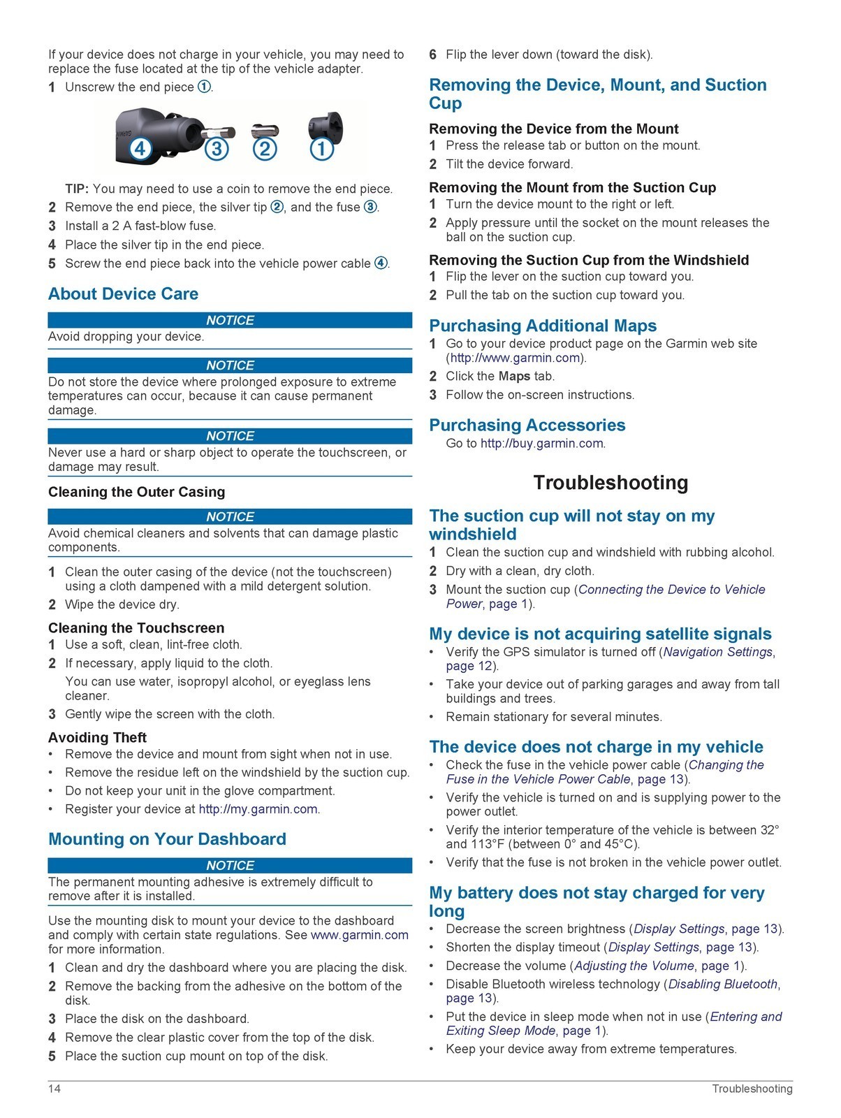 GARMIN Nuvi 2407 2408 2507 2508 Series Owners Manual 2013, SPIRAL BINDER, FRONT